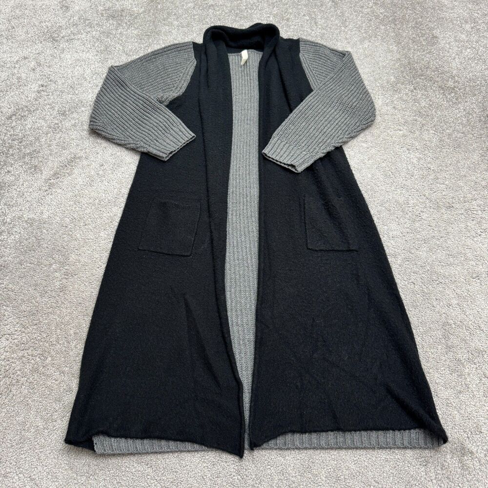 Primi Colorblock Duster Cardigan Sweater Womens Small Colorblock Open Front Knit